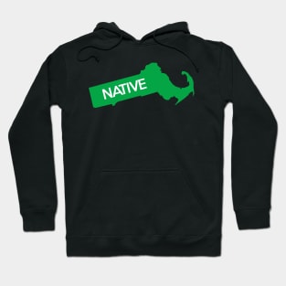 Massachusetts Native MA Green Hoodie